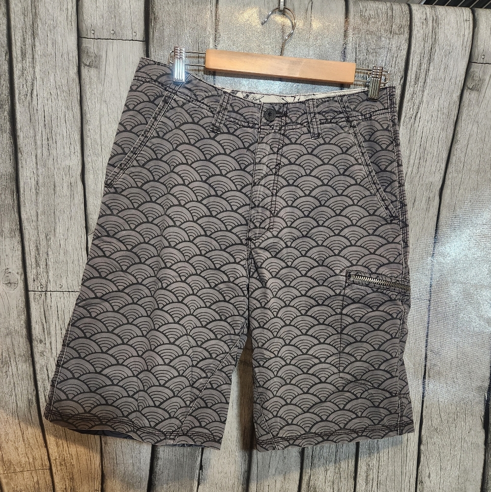 Volcom Gray Patterned Shorts